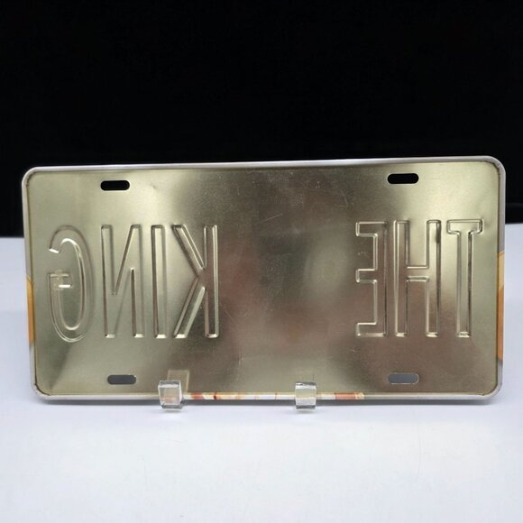 Elvis Presley The King Of Rock N Roll Metal License Plate Wal Decor - Picture 4 of 8